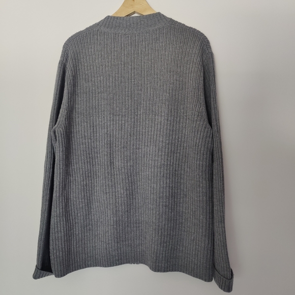 Aether Men's Full Zip Wool Sweater - Picture 7 of 8